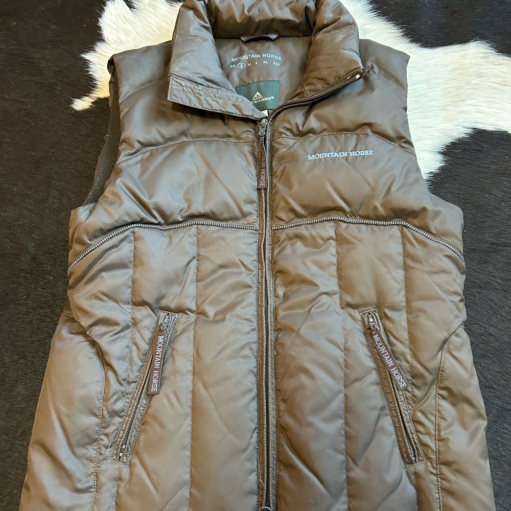 Mountain Horse Women's Taupe Puffer Vest